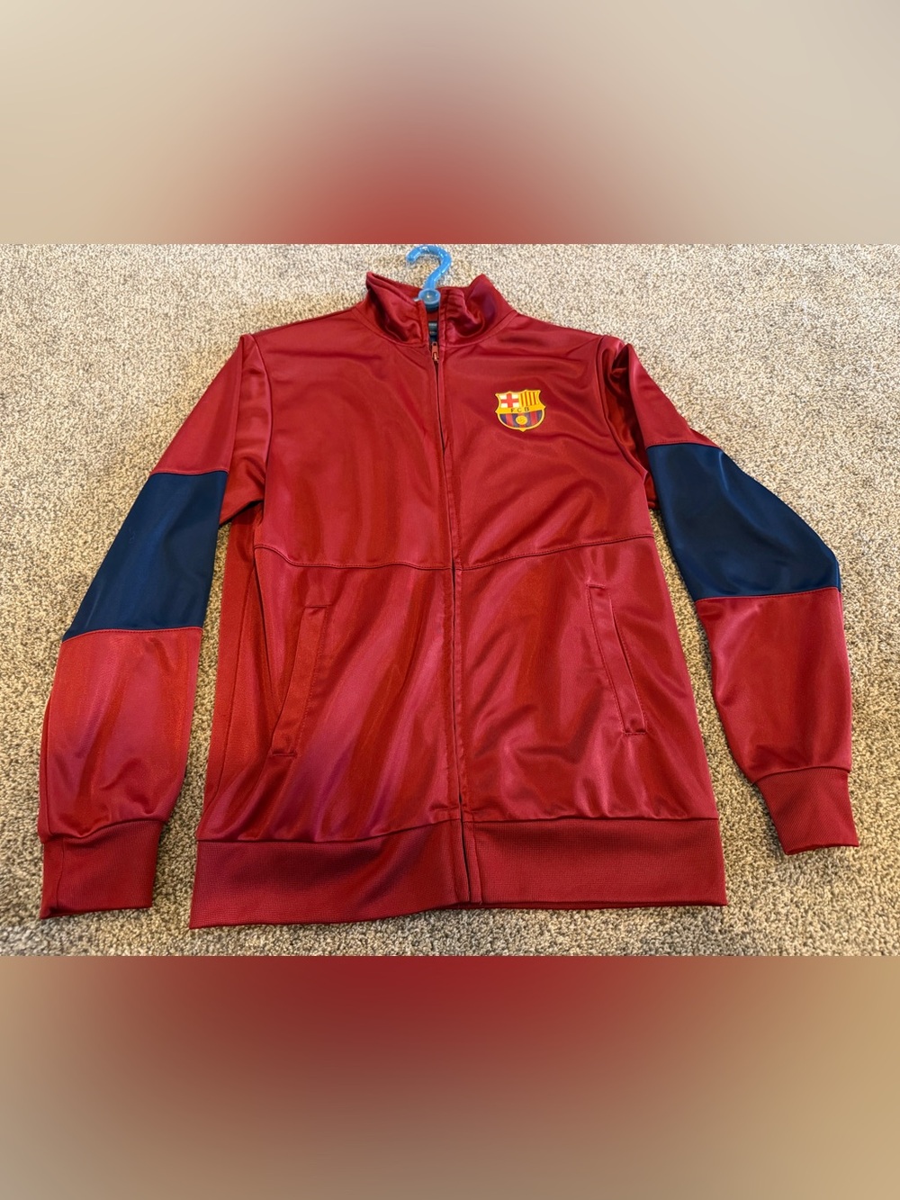 Kids' Maroon Track Jacket